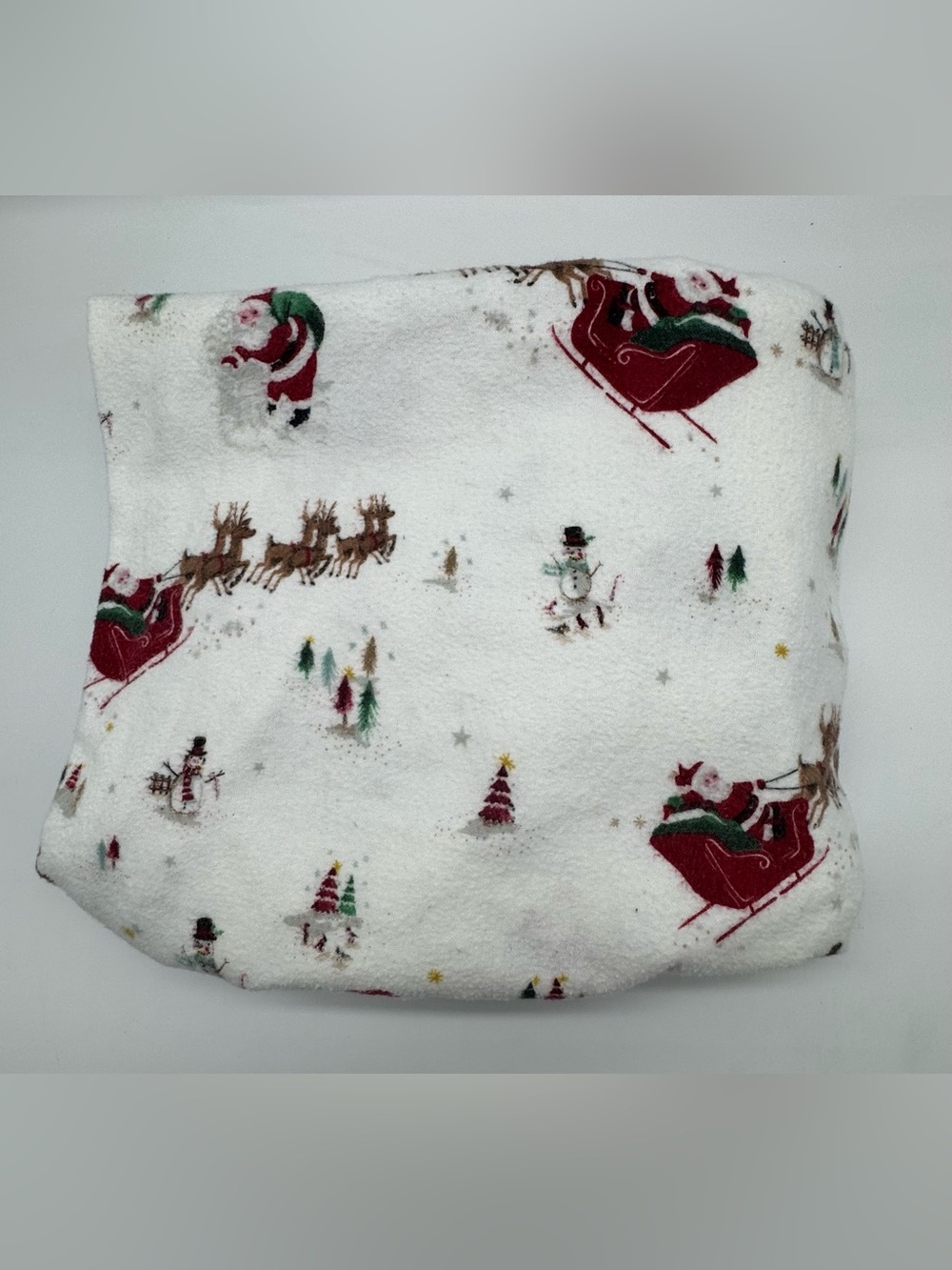 Pottery Barn Kids Cotton Christmas Crib Sheet